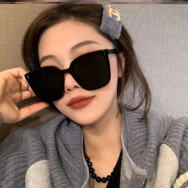 Chic Women's Sunglasses Retro Rectangle Fashion Trendy Colorful Vintage Square Eyewear for Females