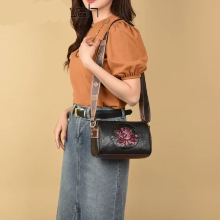 Casual Women Handbag Soft Leather Shoulder Crossbody Bag 2